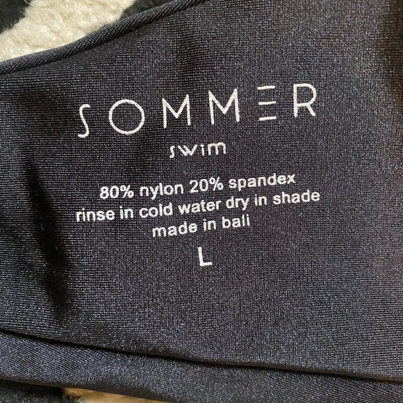 Sommer swim Rylee BALCONETTE BIKINI TOP black Nero size large. Fits like medium - Picture 5 of 7